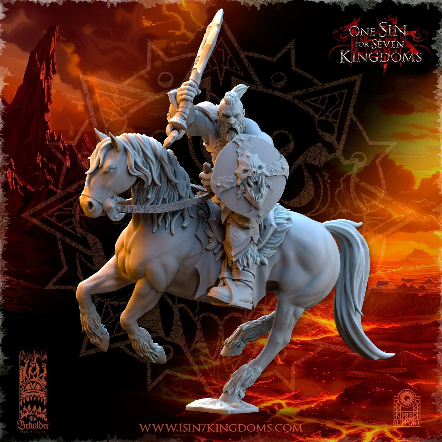 Barbarian Riders by Beholder Miniatures