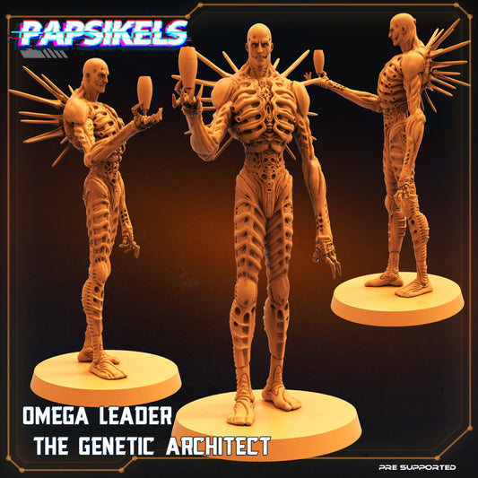 Omega Leader the Genetic Architect by Papsikels Miniatures