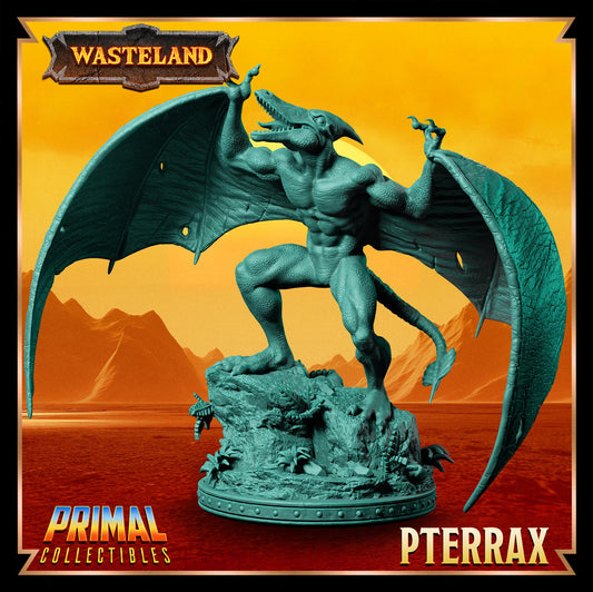 Pterrax from Wasteland by Primal Collectibles Miniatures Heroquest RPG