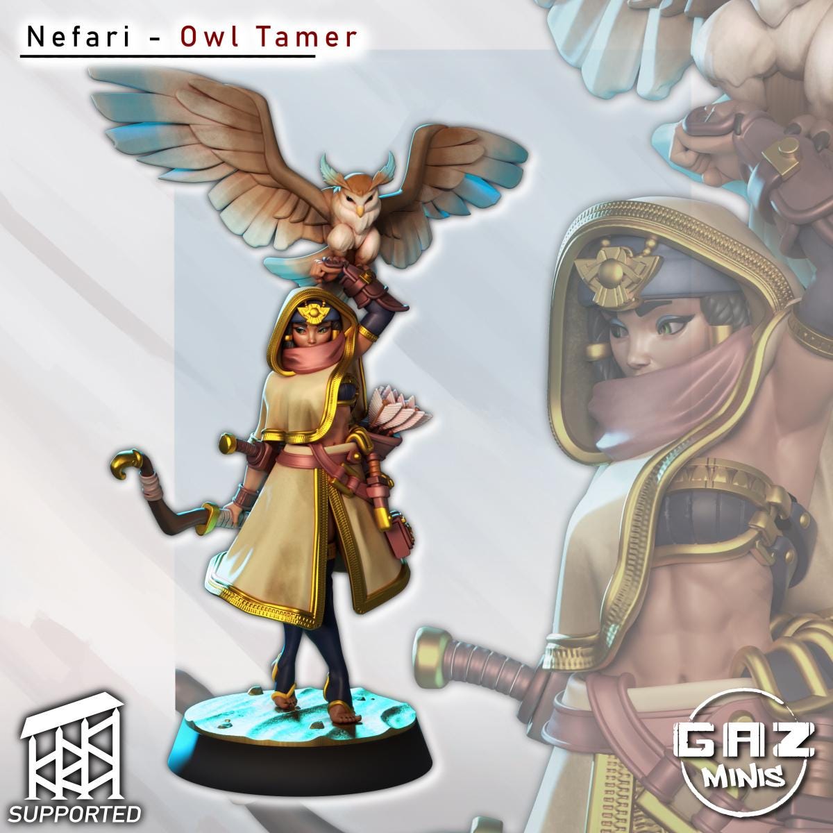 Nefari – Owl Tamer by Gaz Minis