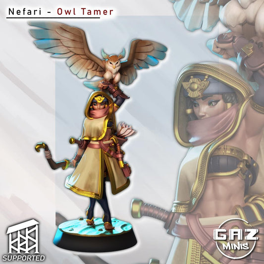 Nefari – Owl Tamer by Gaz Minis