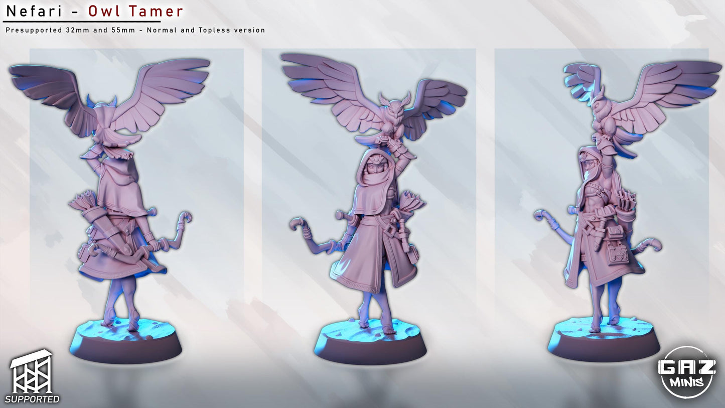 Nefari – Owl Tamer by Gaz Minis
