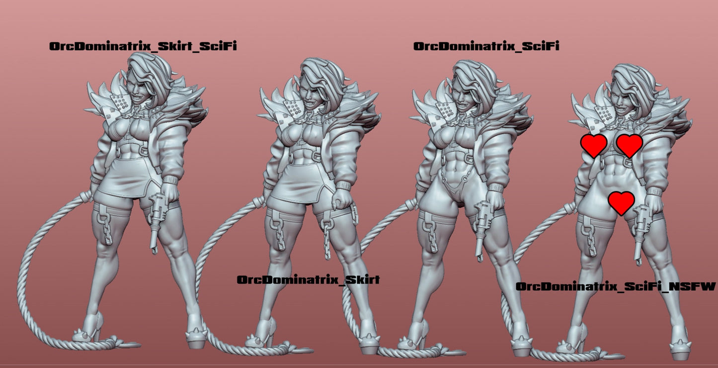 Orc Dominatrix Viki and Gimp ‘Guh’ by Gaz Minis