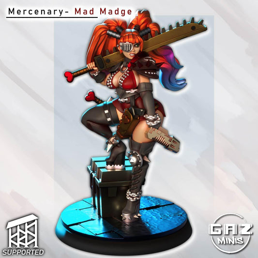 Mad Madge - Mercenary by Gaz Minis