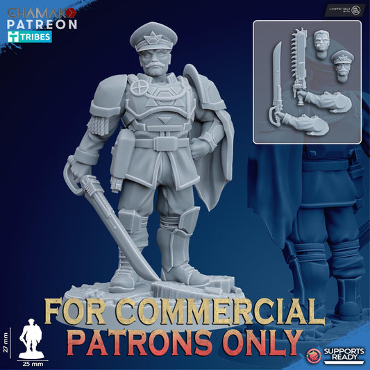 Lieutenant Colonel by Ghamak Miniatures