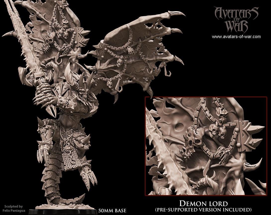 Demon Prince of Wrath by Avatars of War Miniatures