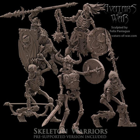 Skeleton Warriors Set 2 by Avatars of War Miniatures