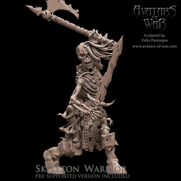 Skeleton Warriors Set 1 by Avatars of War Miniatures
