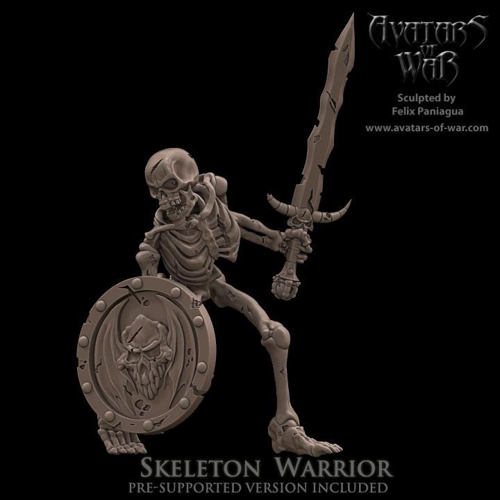 Skeleton Warriors Set 1 by Avatars of War Miniatures