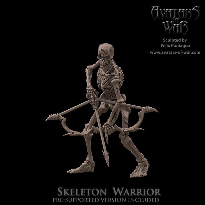 Skeleton Warriors Set 1 by Avatars of War Miniatures