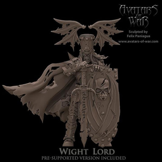 Undead Wight Lord 3 by Avatars of War Miniatures