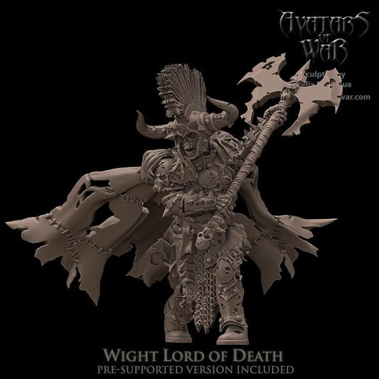 Undead Wight Lord with Axe by Avatars of War Miniatures