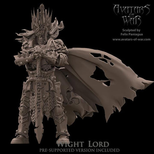 Undead Wight Lord  by Avatars of War Miniatures