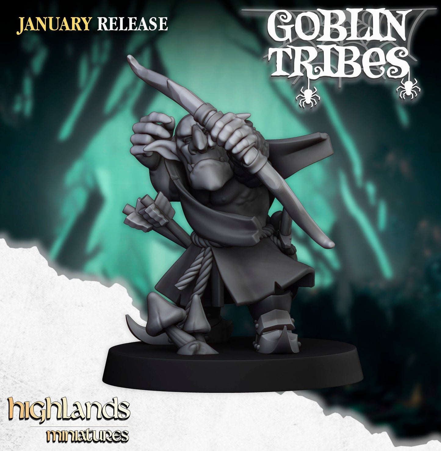 Swamp Goblin Archer Unit By Highland Miniatures