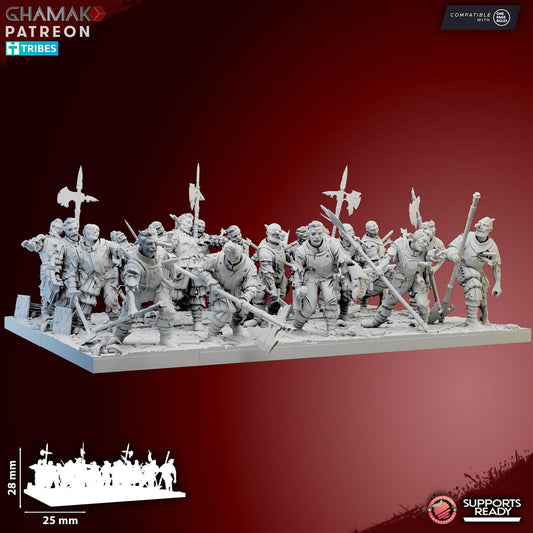 Imperial Zombies by Ghamak Miniatures