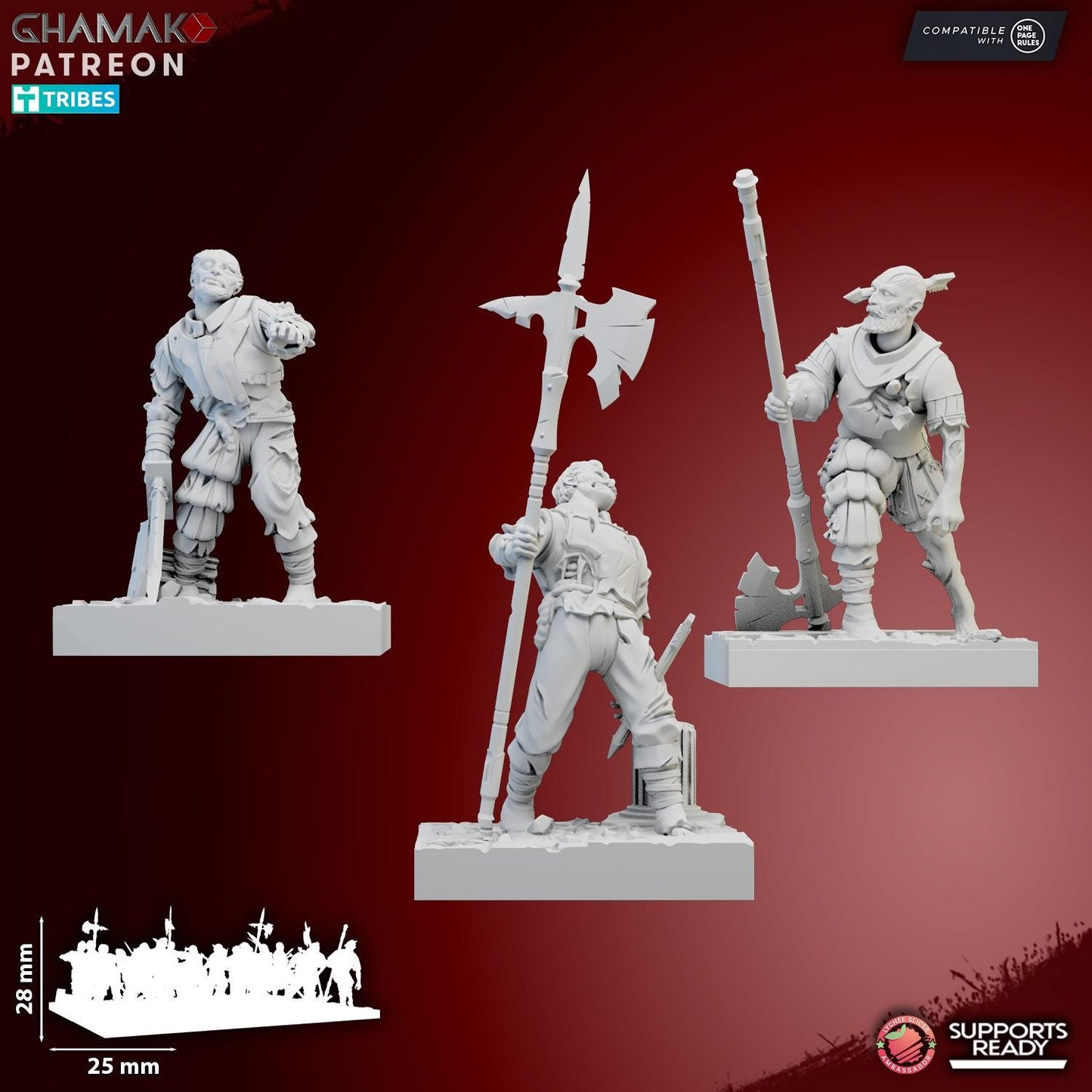 Imperial Zombies by Ghamak Miniatures