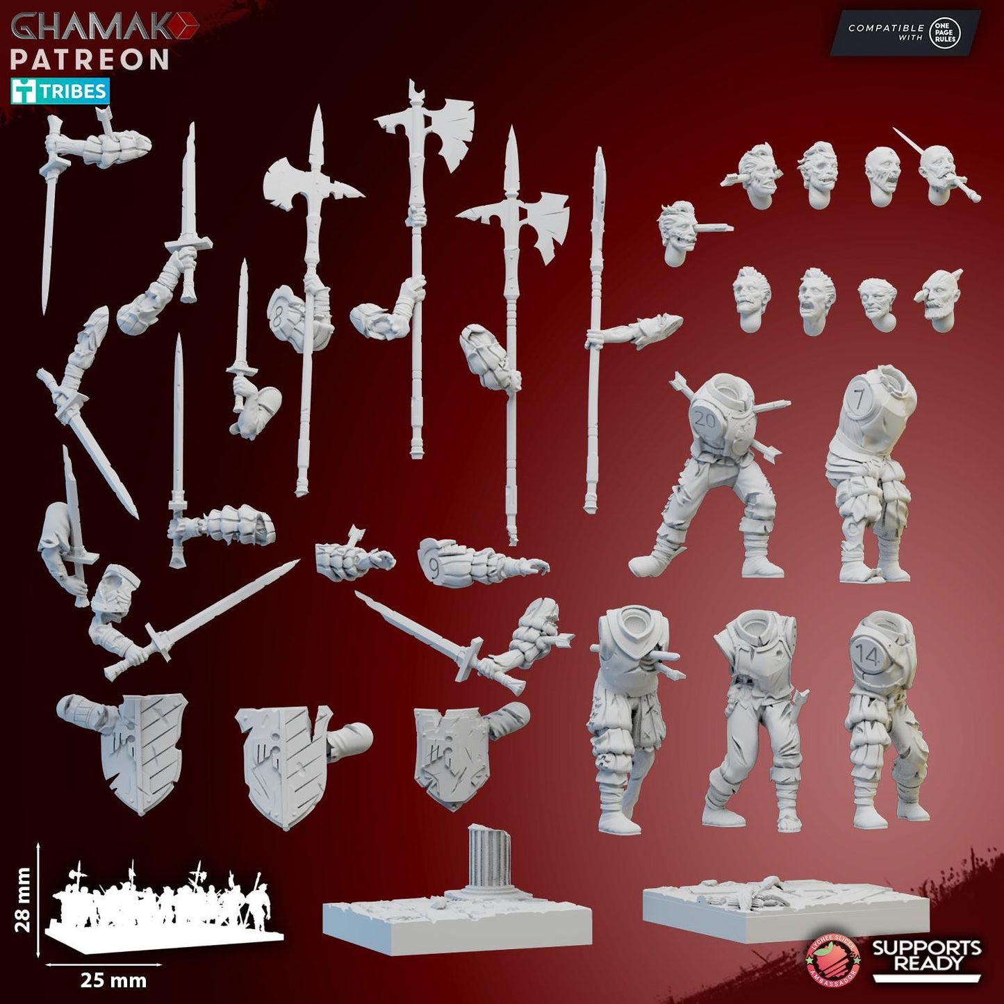 Imperial Zombies by Ghamak Miniatures