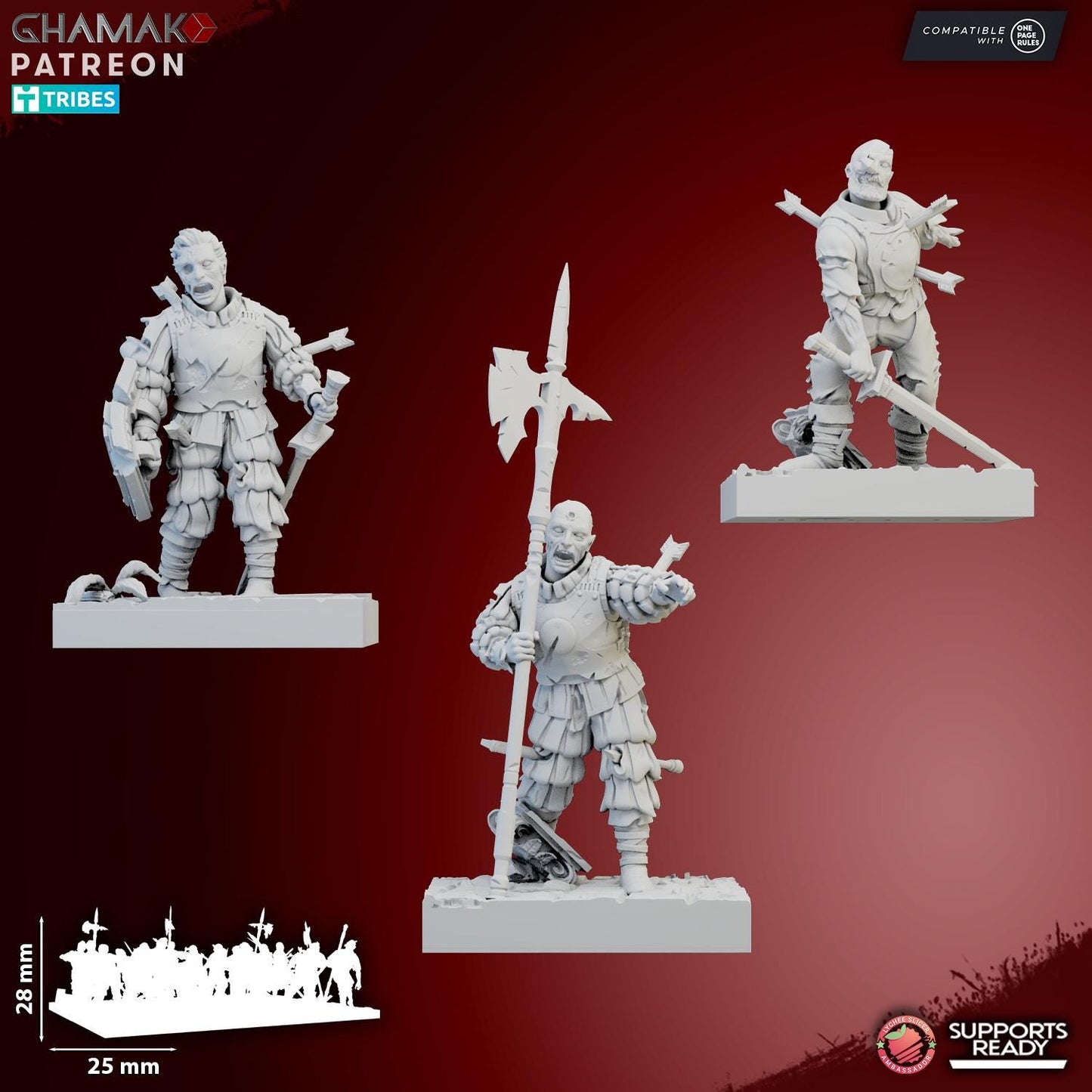 Imperial Zombies by Ghamak Miniatures
