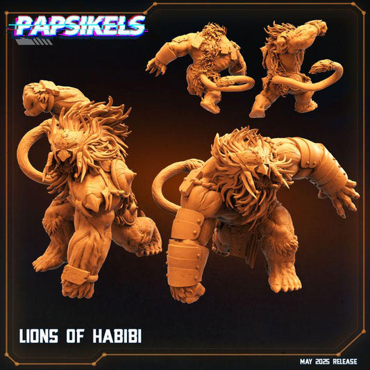 LIONS OF HABIBI by Papsikels Miniatures
