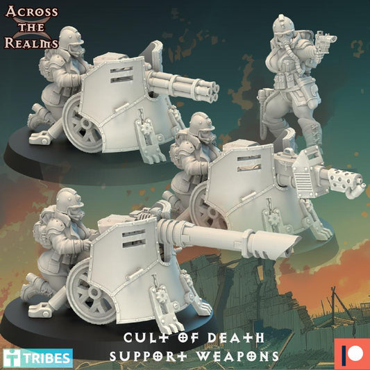 Cult of Death Support Weapons by Across the Realms Miniatures