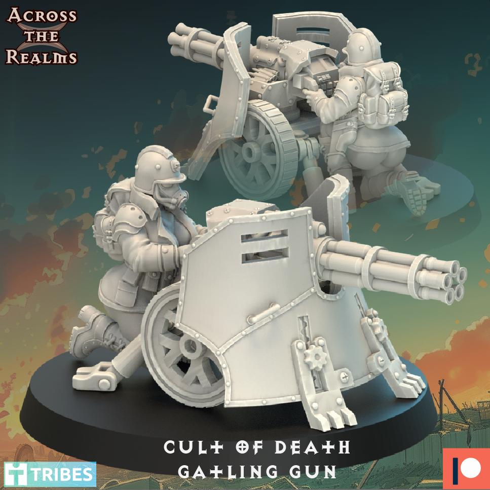 Cult of Death Support Weapons by Across the Realms Miniatures