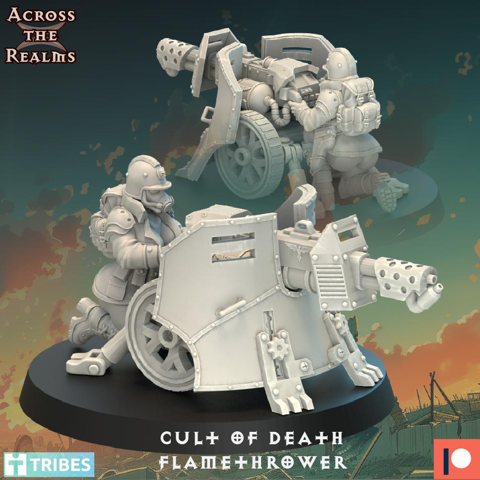 Cult of Death Support Weapons by Across the Realms Miniatures