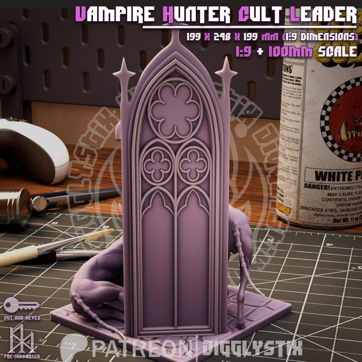 Vampire Hunter Cult Leader  by Jigglystix Pin Up Factory Miniatures