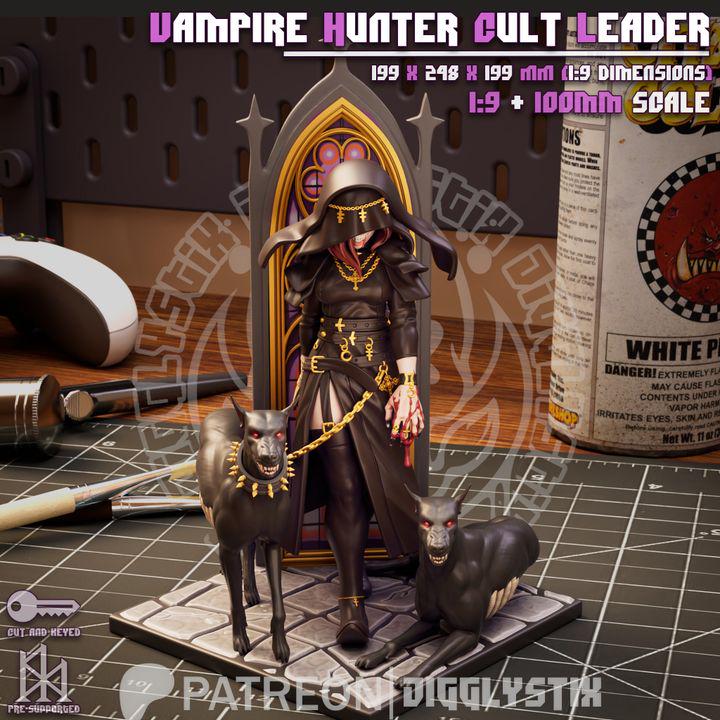 Vampire Hunter Cult Leader  by Jigglystix Pin Up Factory Miniatures