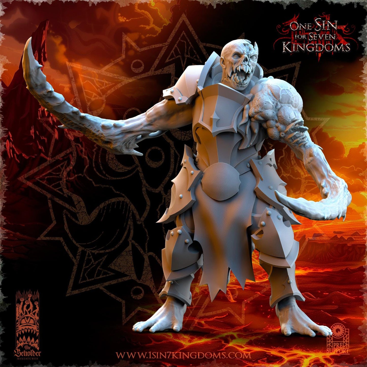 Realm of Mayhem Tainted Warriors  by Beholder Miniatures