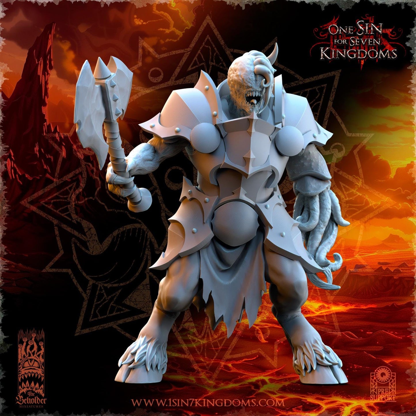 Realm of Mayhem Tainted Warriors  by Beholder Miniatures
