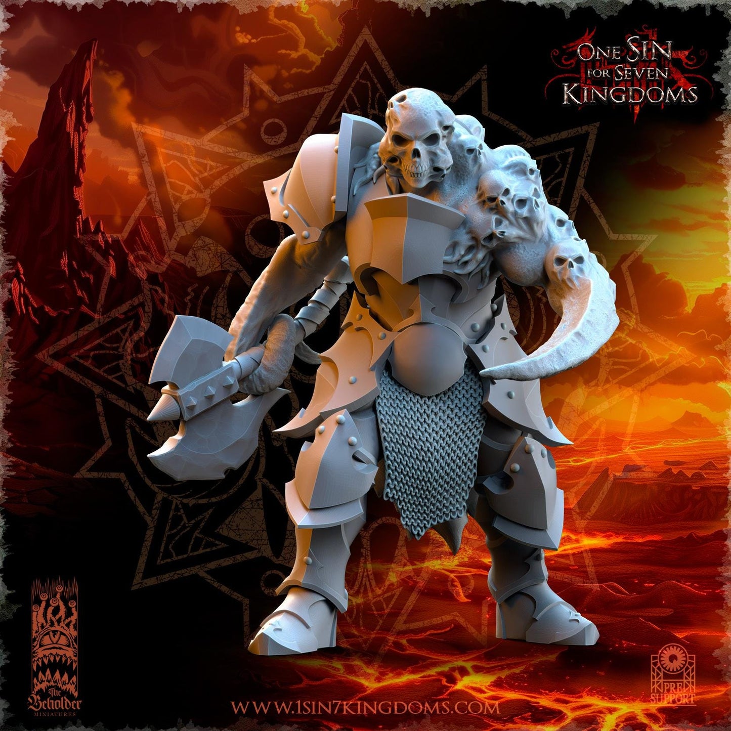 Realm of Mayhem Tainted Warriors  by Beholder Miniatures