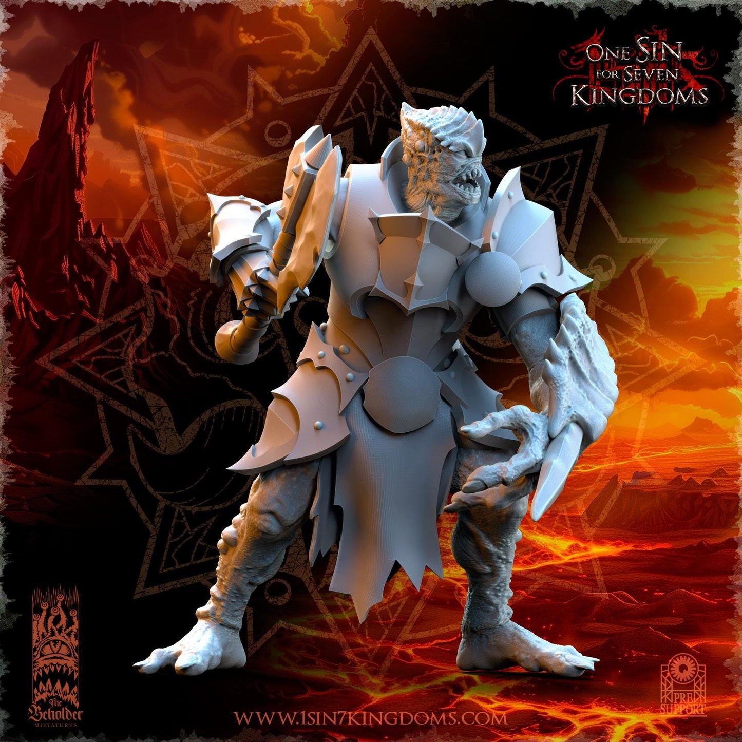 Realm of Mayhem Tainted Warriors  by Beholder Miniatures