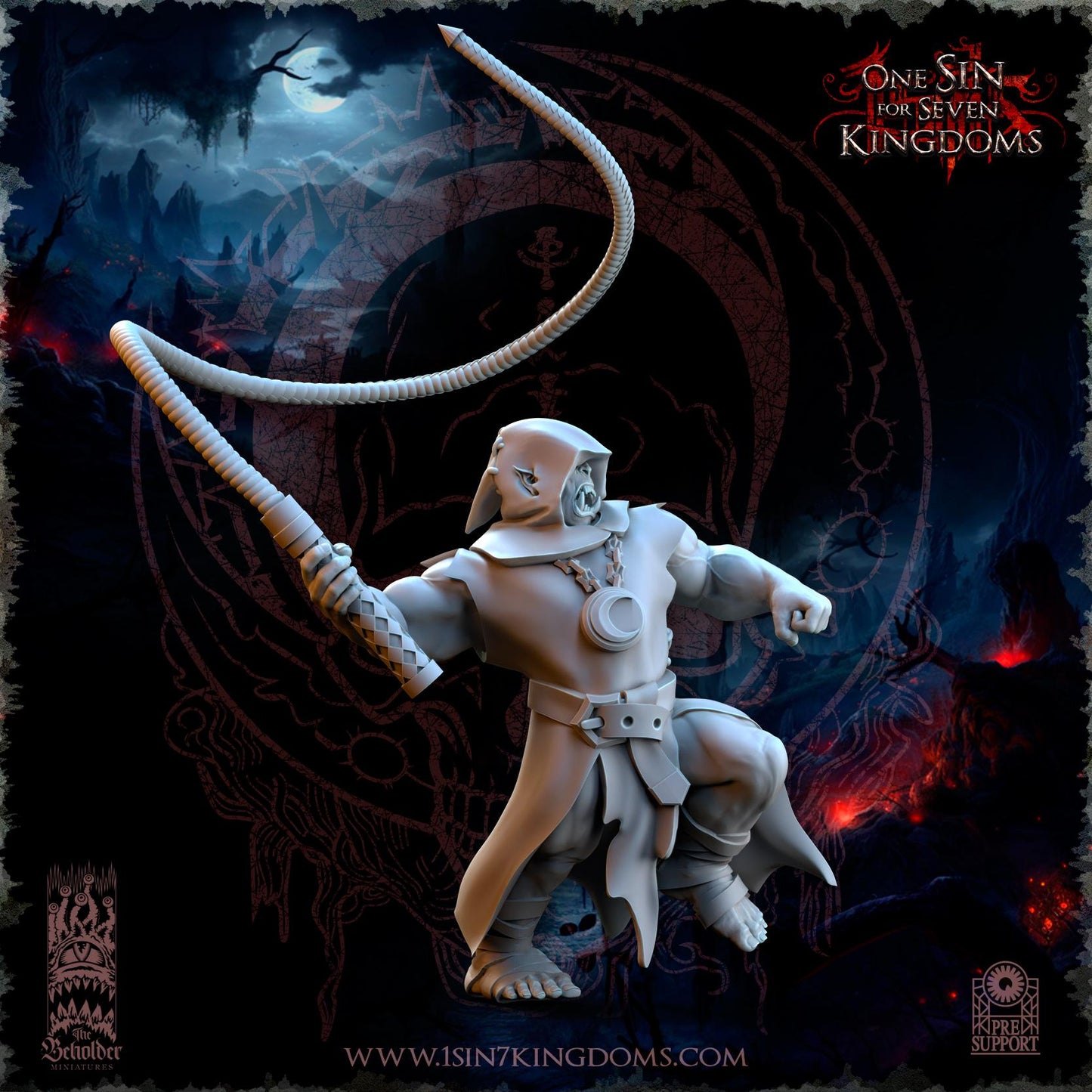 The Black Horde Goblins Trebuchet with Crew by Beholder Miniatures