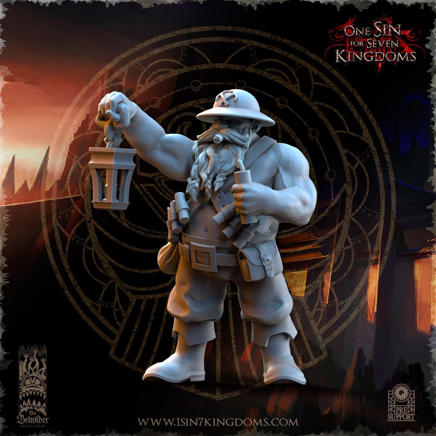 Dwarven Kingdoms Miners by Beholder Miniatures