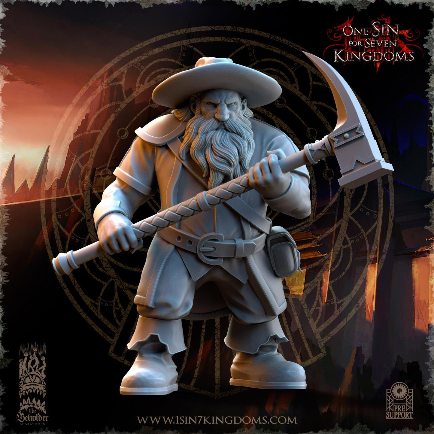 Dwarven Kingdoms Miners by Beholder Miniatures
