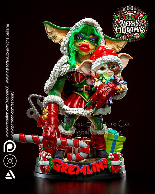 Holiday Greta Gremlin Statue Model Kit by Creative Geek MB