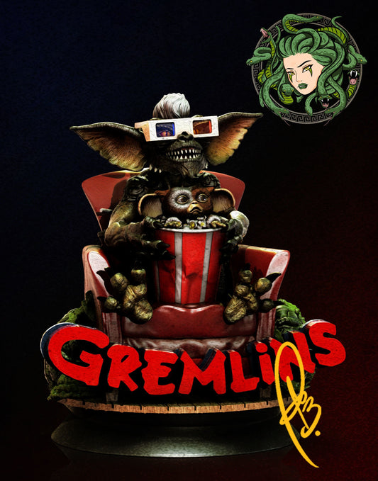 Gremlin Statue Model Kit by Creative Geek MB