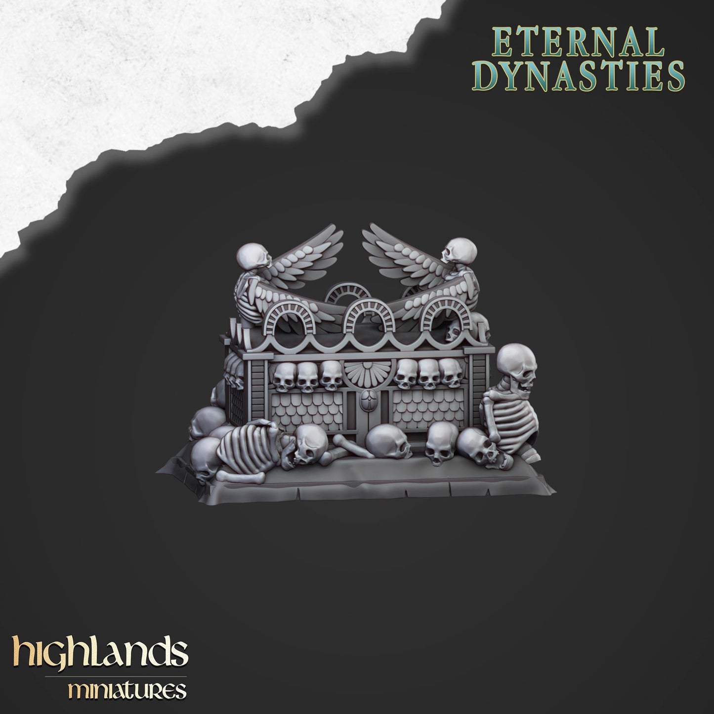 Sunken Pharaohs Funeral Ship From Eternal Dynasties By Highland Miniatures