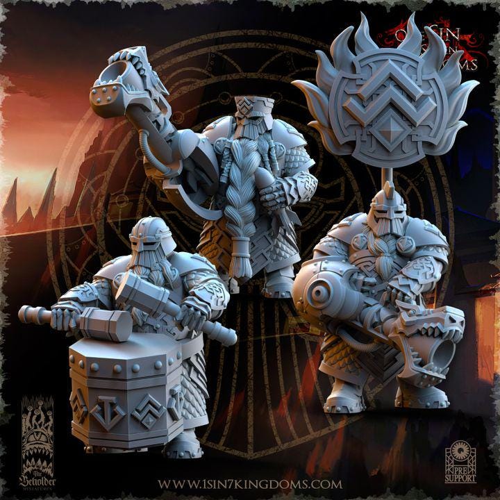Dwarven Kingdoms Snapdragons by Beholder Miniatures