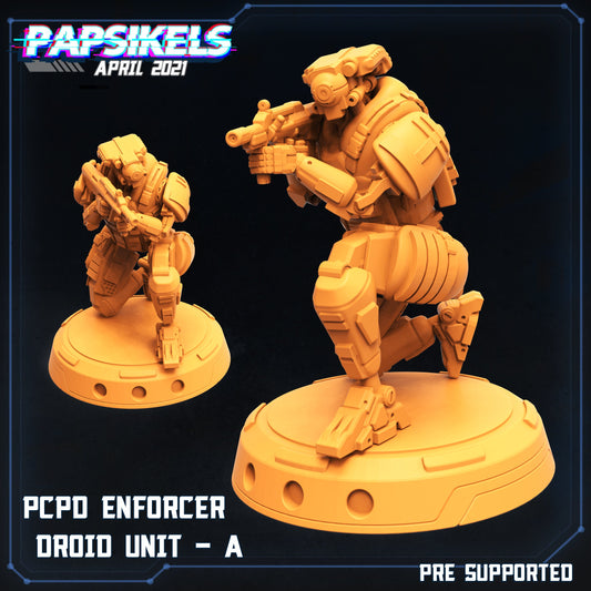 PCPD Enforcer Droids by Papsikels Miniatures