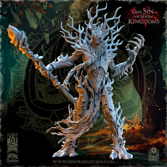 Evergreen Elves Ohru, Tree Shepherd by Beholder Miniatures