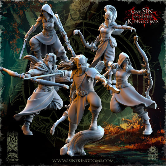 Evergreen Elves Shadowstalkers by Beholder Miniatures