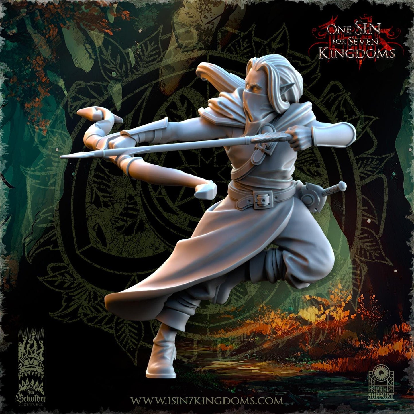 Evergreen Elves Shadowstalkers by Beholder Miniatures