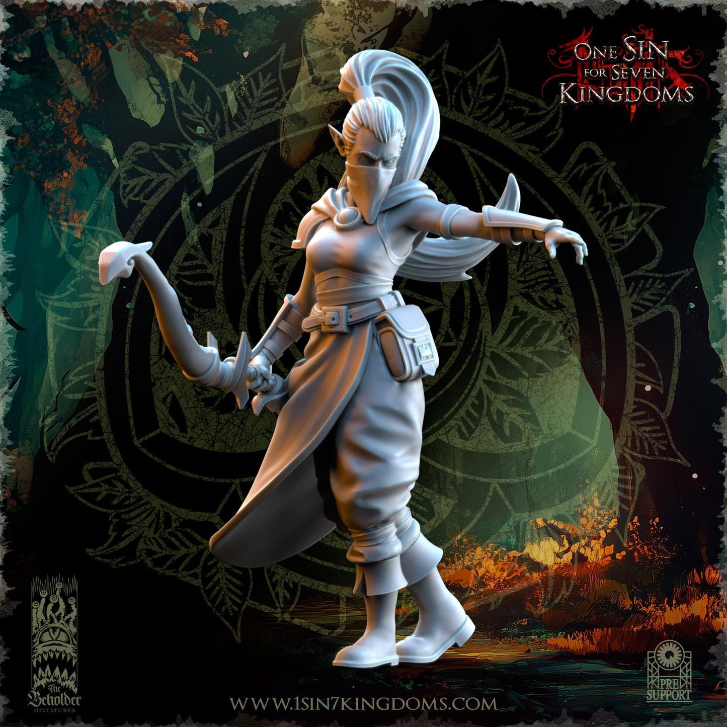 Evergreen Elves Shadowstalkers by Beholder Miniatures
