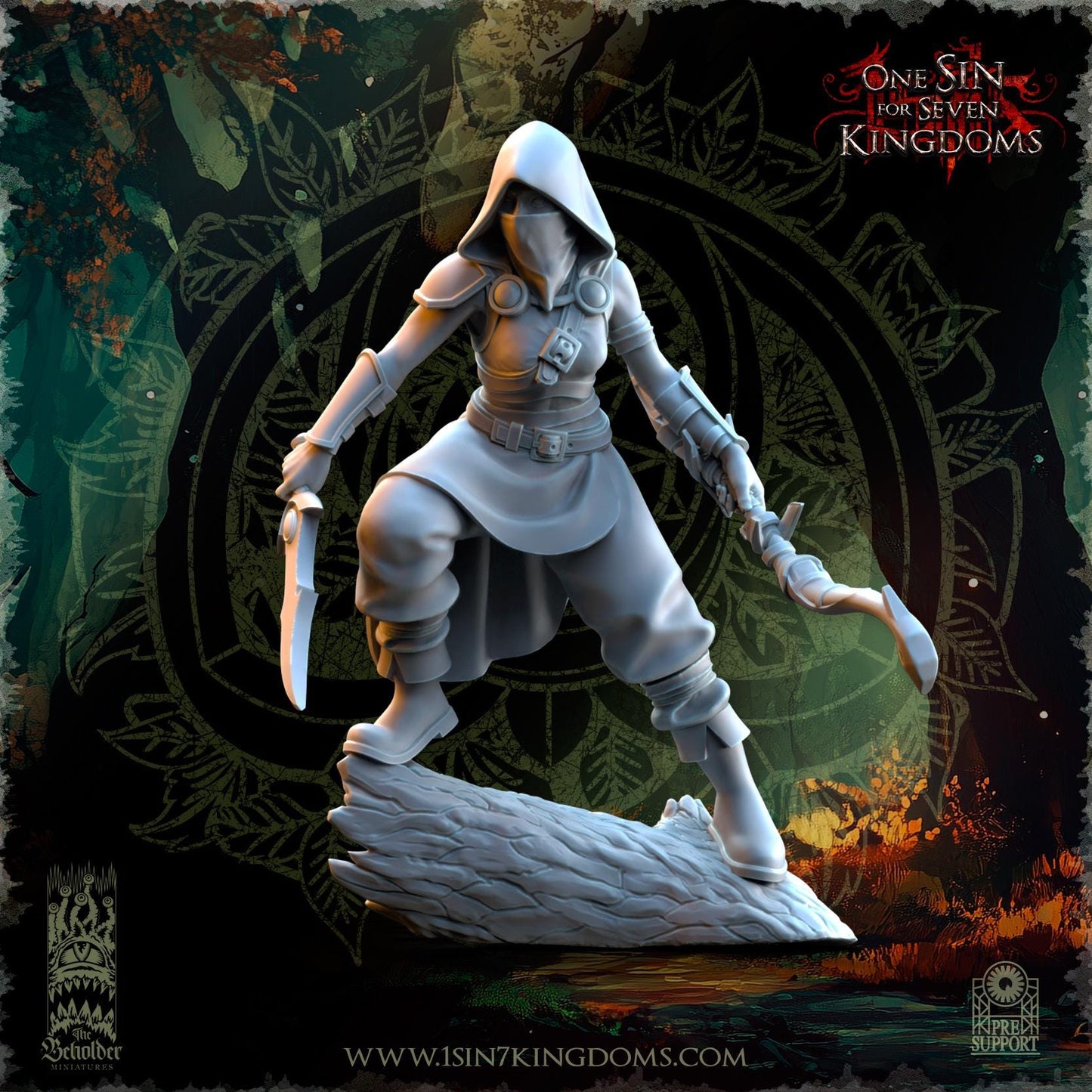 Evergreen Elves Shadowstalkers by Beholder Miniatures