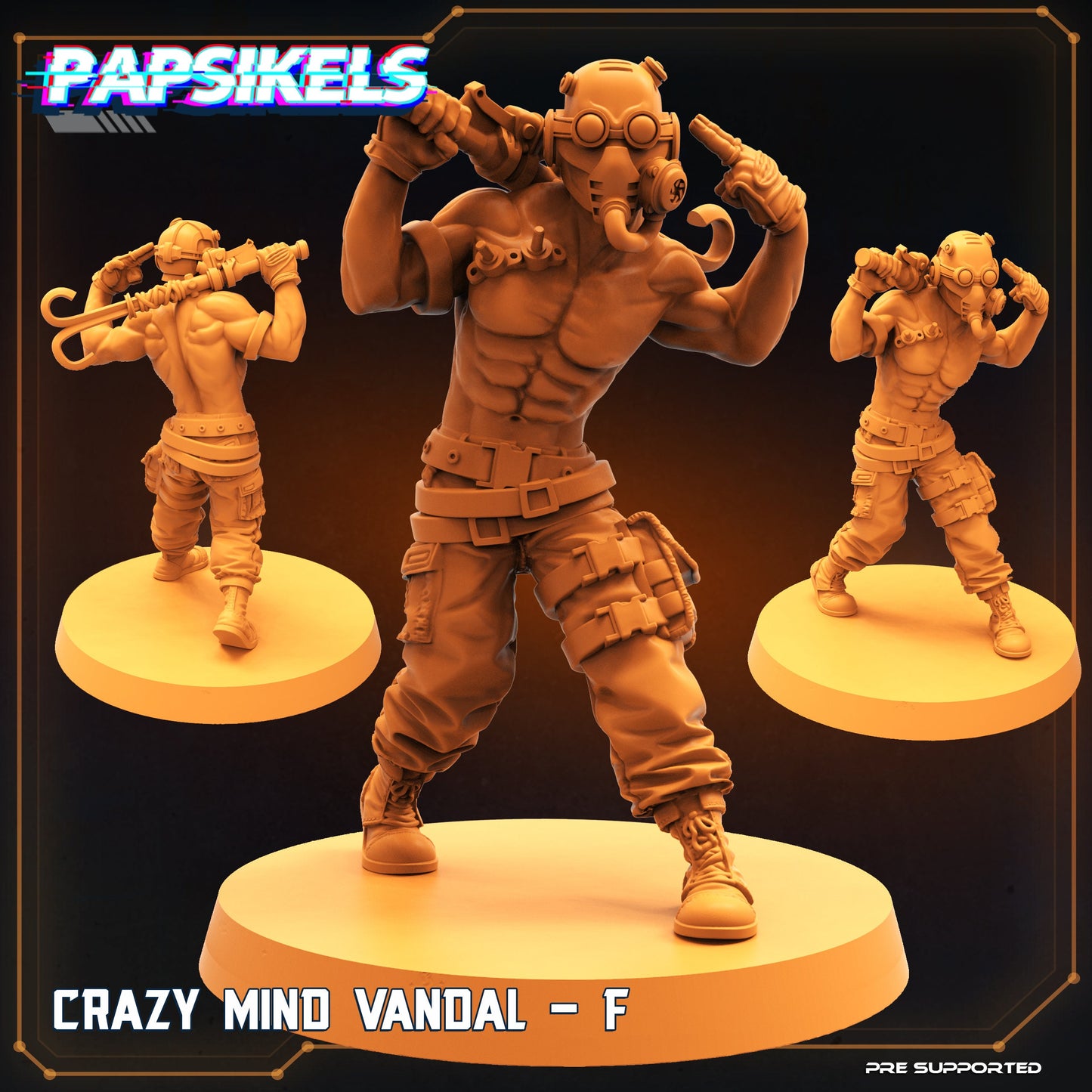 Crazy Mind Vandals by Papsikels Miniatures
