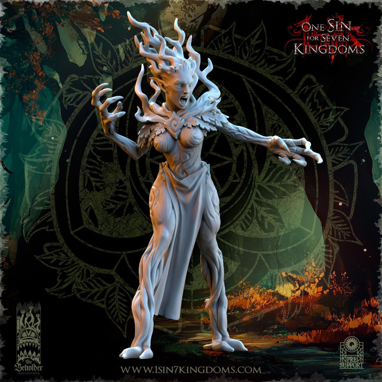 Evergreen Elves Druades by Beholder Miniatures