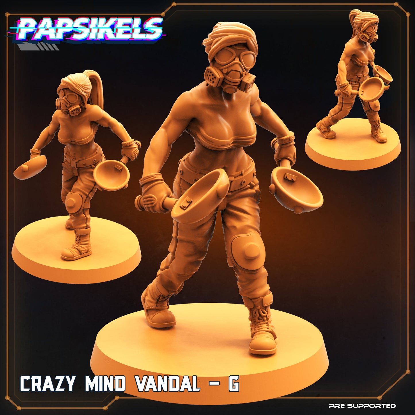 Crazy Mind Vandals by Papsikels Miniatures
