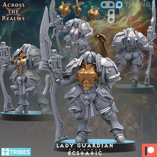 Lady Guardian Leader by Across the Realms Miniatures