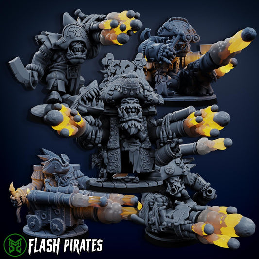 Flashy Pirate Orks by Mekka Miniatures
